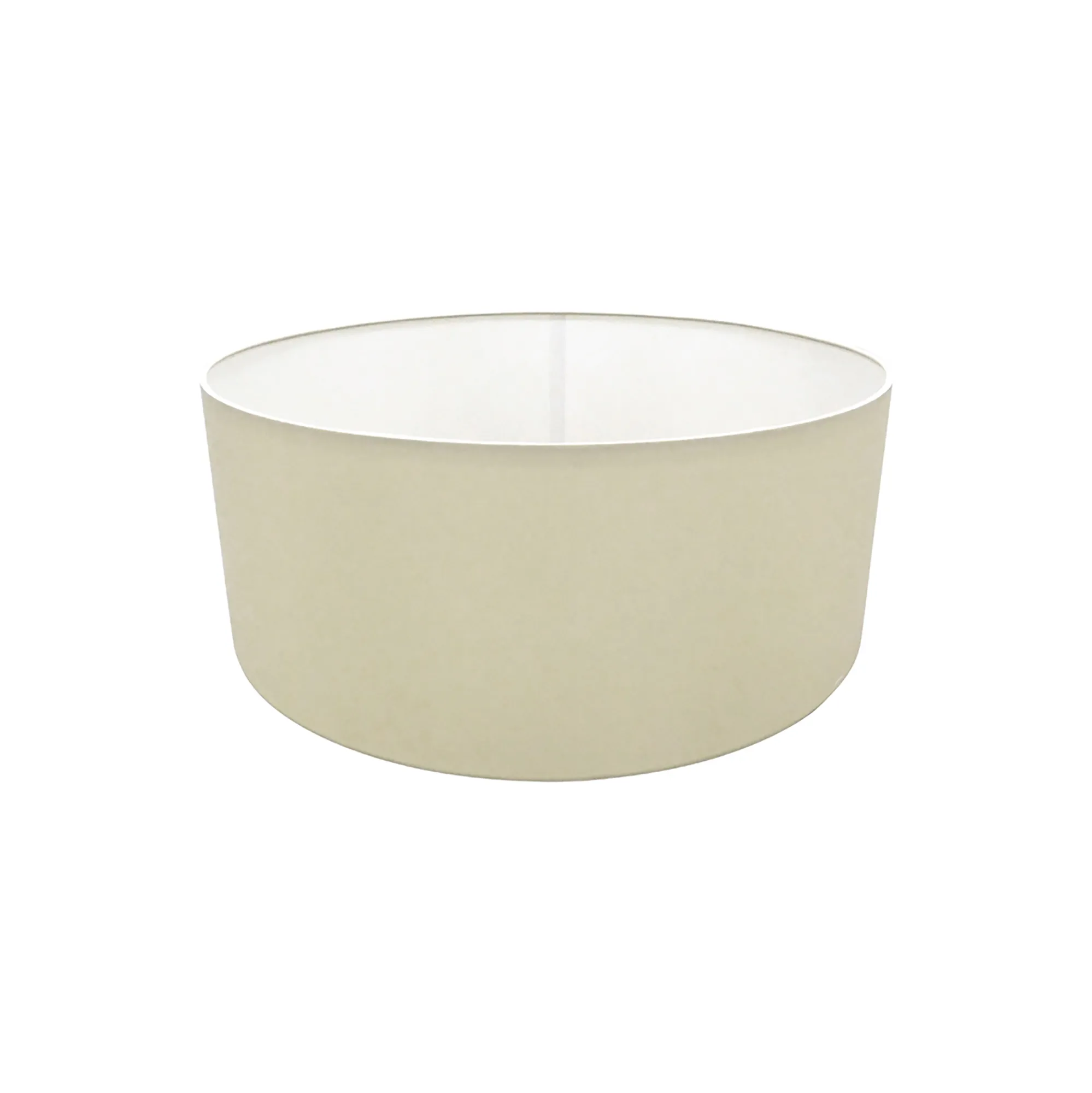 D0275  Sigma 50cm Faux Silk Fabric Shade Ivory Pearl, White
